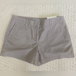 Women's Grey/Taupe Loft Chino Shorts